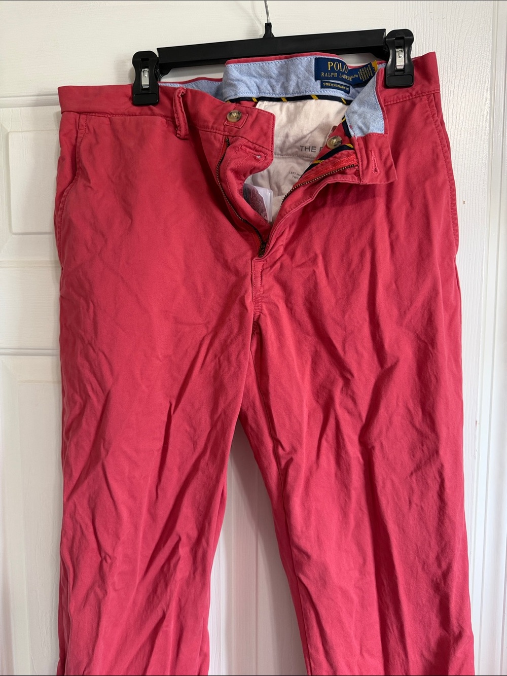 Polo by Ralph Lauren Men’s Coral Red Chino Pants